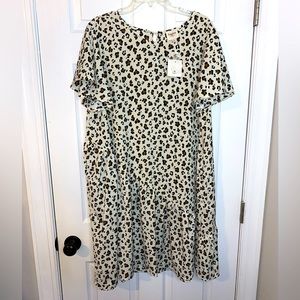 Hayden Animal Print Boutique dress.  NWT  Size 1X